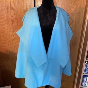 Chaouiche Western Blue Coat women's size 2X Brightly Lined